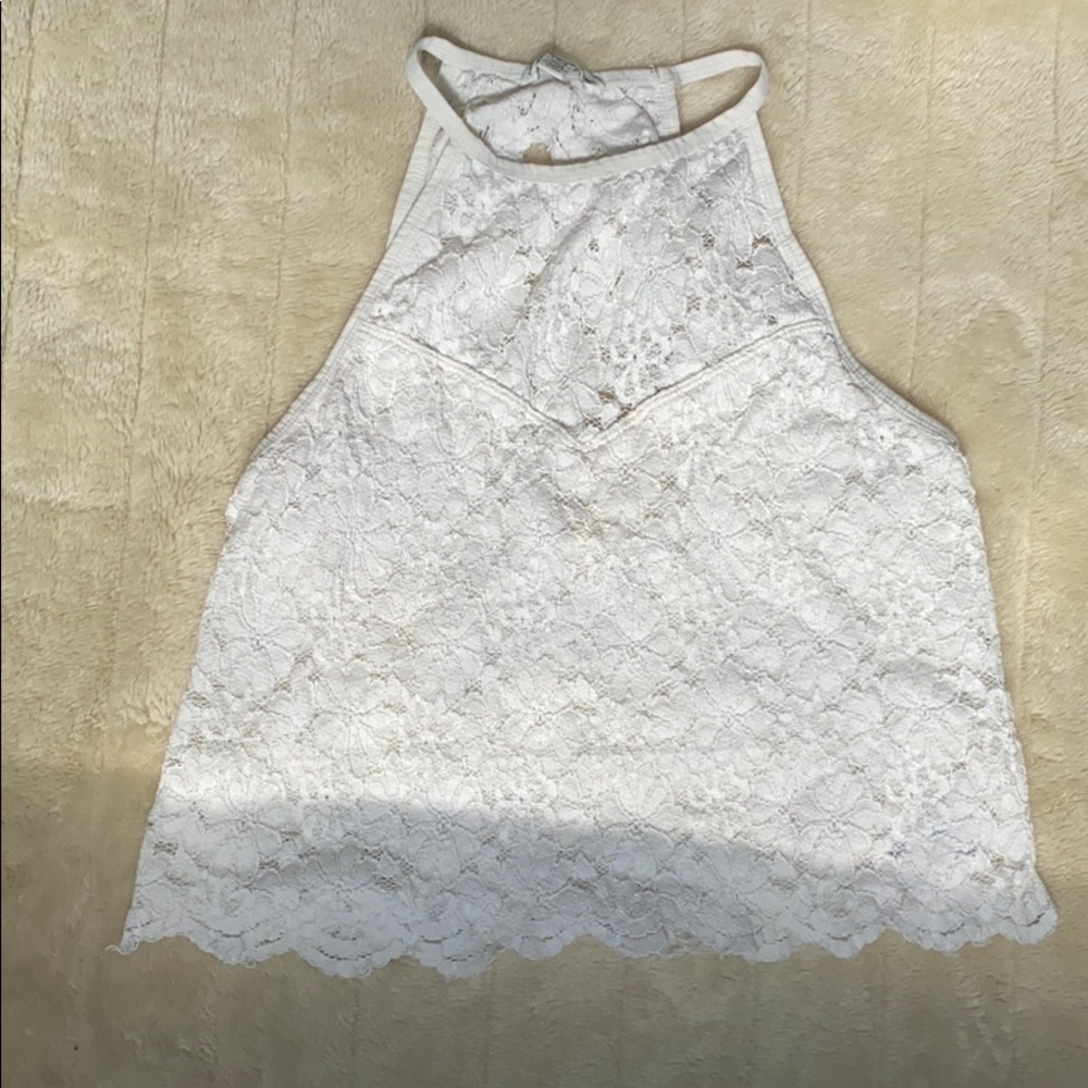 Lace crop top